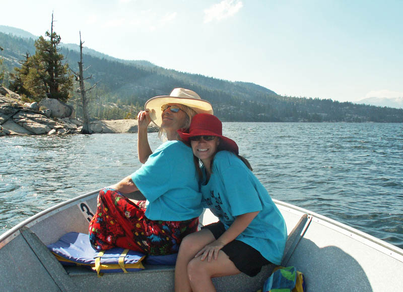 Boating on Florence Lake