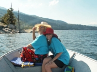 Boating on Florence Lake